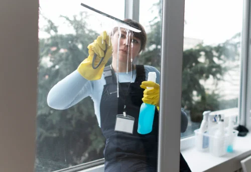 Nettoyage de vitres intérieures et extérieures à Saulges